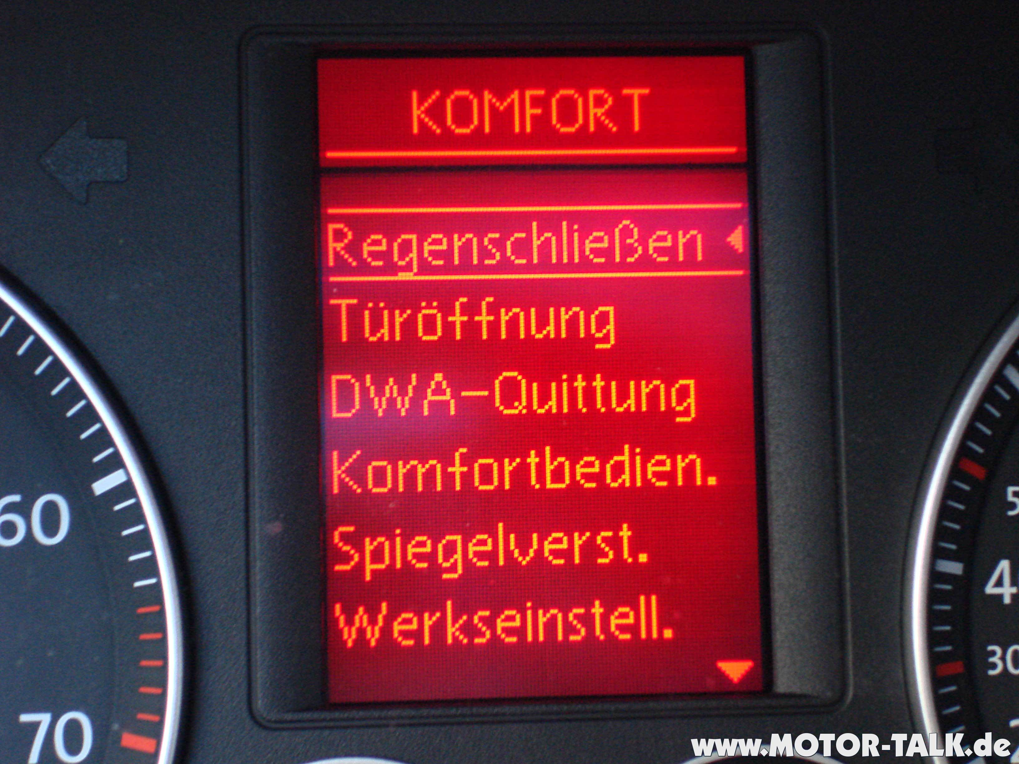 Regensensor Inaktiv? - Startseite Forum Auto Volkswa