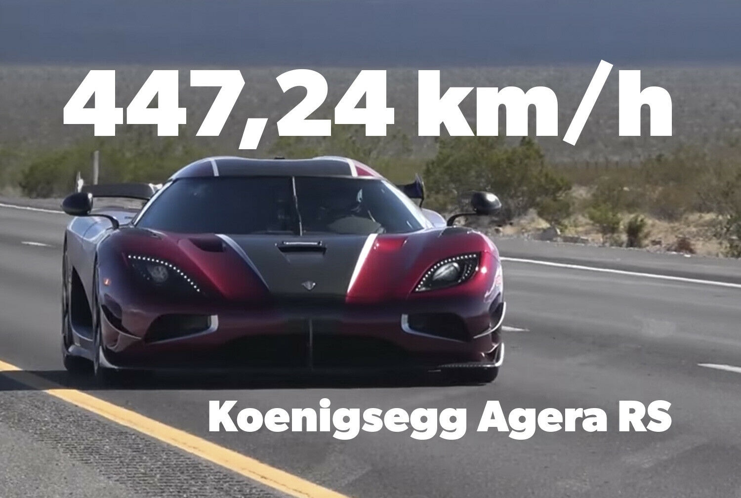 Koenigsegg Agera Rs Schnellstes Auto Mit Strassenzulassung